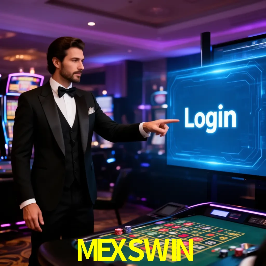 MEXSWIN Login - OTP, cuenta y soporte Pantalla MEXSWIN Login con OTP, contraseña, cuenta segura y soporte móvil